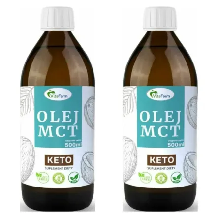 2 x Olej MCT z Kokosa 500 ml - Vitafarm