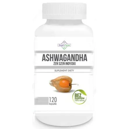 Ashwagandha Ekstrakt 650 mg 120 Kapsułek Soul Farm