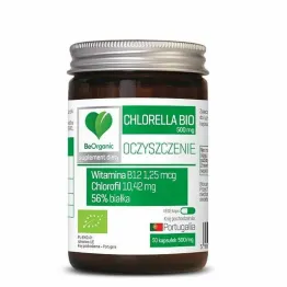 Chlorella Bio 50 Kapsułek 500 mg - BeOrganic