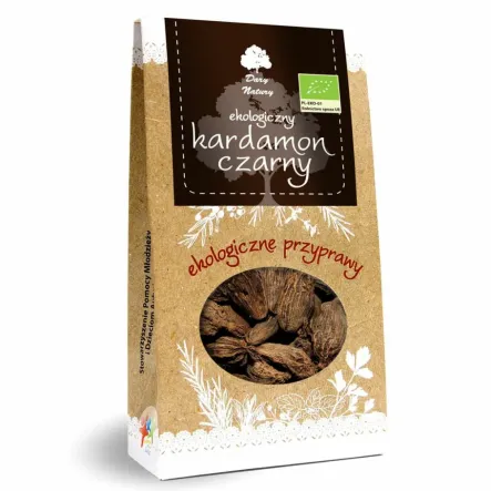 Kardamon Czarny Eko 40 g - Dary Natury