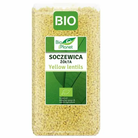 Soczewica Żółta Bio 400 g - Bio Planet