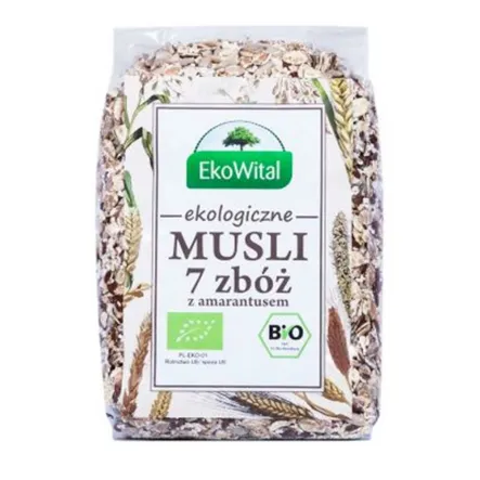 Musli 7 zbóż z amarantusem BIO 300g - EkoWital
