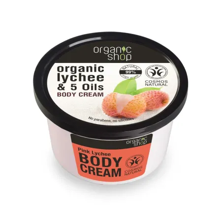 Krem Do Ciała Różowe Liczi Eco 250 ml - Organic Shop