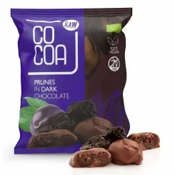 Śliwki Kalifornijskie w Czekoladzie Ciemnej Bio 70 g - Cocoa