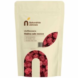 Malina Liofilizowana Całe Owoce 20 g - Naturalnie Zdrowe
