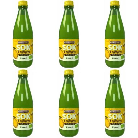 6 x Sok z Cytryny NFC Bio 250 ml - NaturAvena