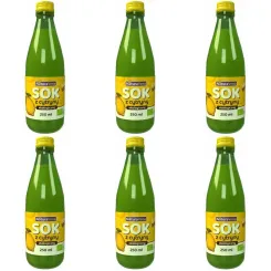 6 x Sok z Cytryny NFC Bio 250 ml - NaturAvena