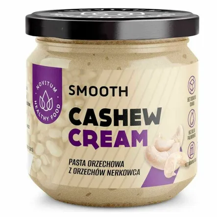 Krem z Orzechów Nerkowca Smooth 500 g - Novitum