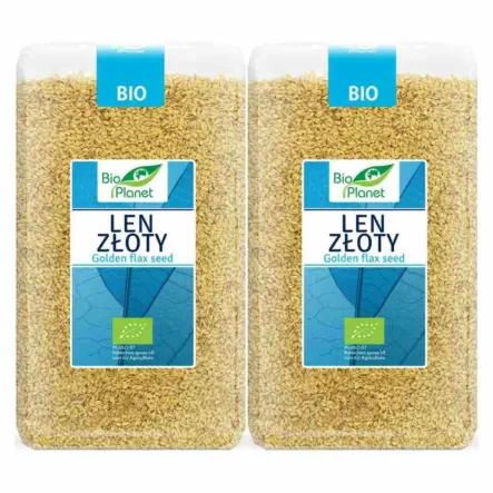 2 x Len Złoty Bio 1 kg - Bio Planet