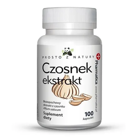 Czosnek Ekstrakt w kapsułkach 100szt. - Aura Glob Trade