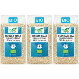 3 x Quinoa Biała (Komosa Ryżowa) Bezglutenowa BIO 500 g - Bio Planet