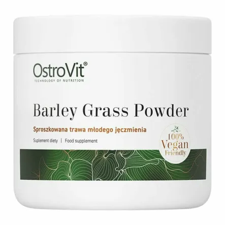 Młody Jęczmień Trawa Sproszkowana VEGE 200 g - OstroVit