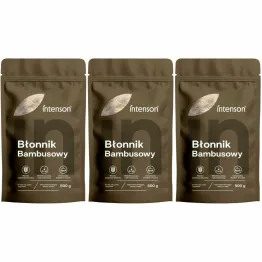 3 x Błonnik Bambusowy KETO 500 g - Intenson