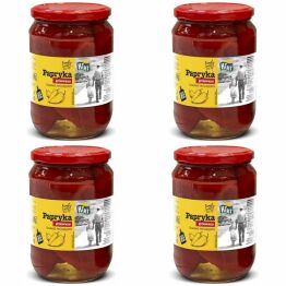 4 x Papryka Grillowana Czerwona 690 g (400 g) - Kier