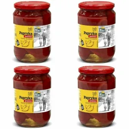 4 x Papryka Grillowana Czerwona 690 g (400 g) - Kier