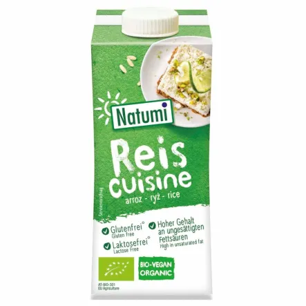 Zagęszczony Produkt Ryżowy Bio 200 Ml UHT - Natumi