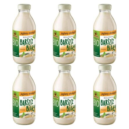 6 x Barszcz Biały Jaglany Bezglutenowy Koncentrat Bio 320 ml - Kowalewski