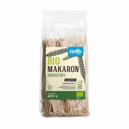 Makaron Pełnoziarnisty Orkiszowy Spaghetti Bio 400 g - Niro