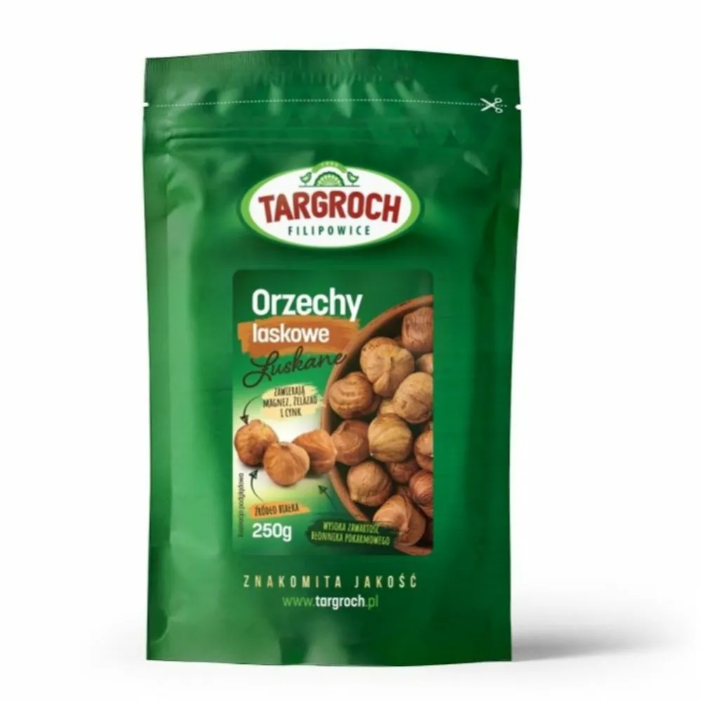 Orzechy Laskowe Łuszczone 250 g - Targroch