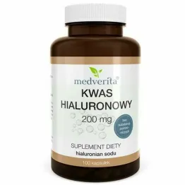 Kwas Hialuronowy 200 mg 120 Kapsułek - Medverita