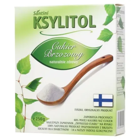 Ksylitol C Krystialiczny 250 g - Santini 