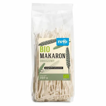 Makaron Orkiszowy Spaghetti Luksusowe Bio 250 g - Niro