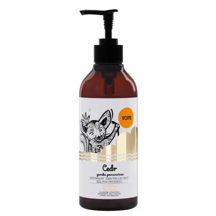 Żel Pod Prysznic Cedr i Gorzka Pomarańcza 400 ml - YOPE