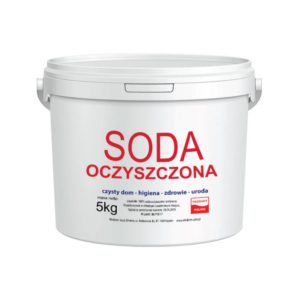 Soda Oczyszczona Na Przeczyszczenie Jelit Soda Oczyszczona Wiadro 5 kg Vitafarm