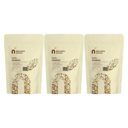 3 x Otręby Owsiane 1 kg - Naturalnie Zdrowe