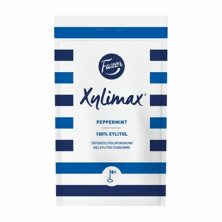 Gumy do Żucia Xylimax o Smaku Miętowym 67% Ksylitolu 80 g Fazer 