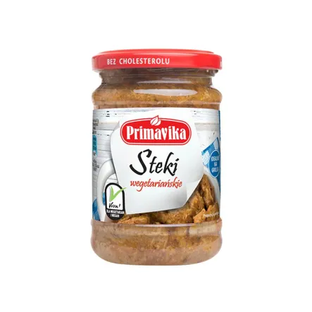 Steki Wegetariańskie 250 g Primavika - Przecena Krótka Data Minimalnej Trwałości