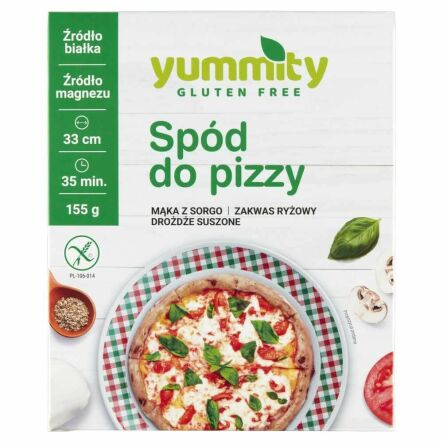 Mieszanka na Spód do Pizzy Bezglutenowa 155 g - Yummity