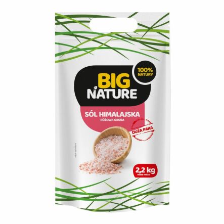Sól Himalajska Różowa Gruba 2,2 kg - Big Nature