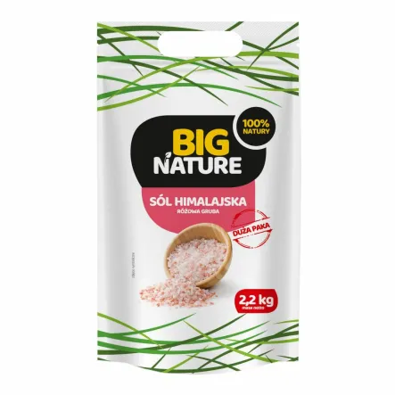 Sól Himalajska Różowa Gruba 2,2 kg - Big Nature
