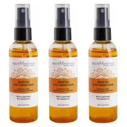 3 x Olejek do Opalania z Beta Karotenem i Olejem Arganowym 100 ml - Beaute Marrakech
