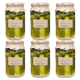 6 x Ogórki Kiszone Królewskie 710 g (410 g) - Luniak