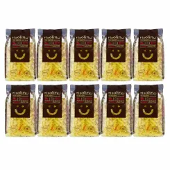 10 x Makaron Ryżowy z Kurkumą Świderki Bezglutenowy 300 g - Risolino