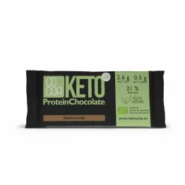 Czekolada Keto Proteinowa Słony Karmel Bio 40 g - Cocoa