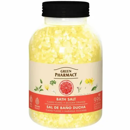 Sól do Kąpieli Ylang-Ylang i Sycylijska Pomarańcza 1 kg - Green Pharmacy