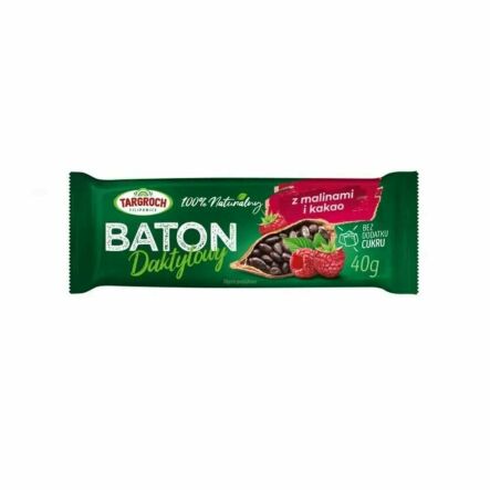 Baton Daktylowy z Malinami i Kakao 40 g - Targroch