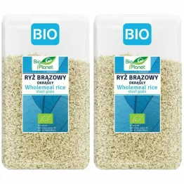 2 x Ryż Brązowy Okrągły Bio 1 kg - Bio Planet