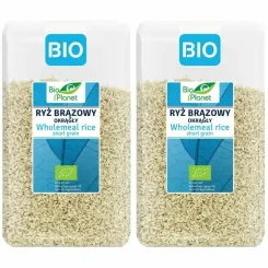 2 x Ryż Brązowy Okrągły Bio 1 kg - Bio Planet
