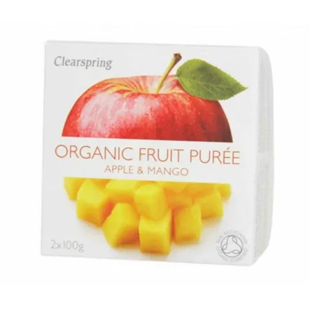 Deser Jabłko-Mango Bio 200 g Clearspring - Wyprzedaż