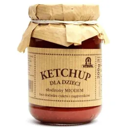 Ketchup dla Dzieci Słodzony Miodem 200 g Vitapol