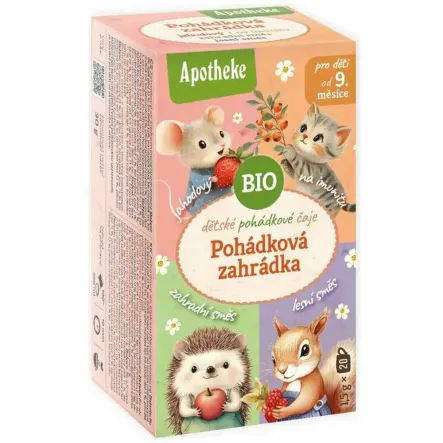 Herbatka Dla Dzieci Bajkowy Ogród (Mix 4 Smaków) Bio 30 g (20x 1,5 g) - Apotheke