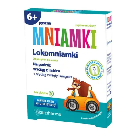 Mniamki Lokomniamki na Podróż 20 Pastylek Starpharma 
