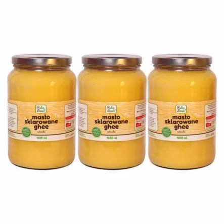 Zestaw 3 x Masło Sklarowane Ghee 1600 ml Palce Lizać