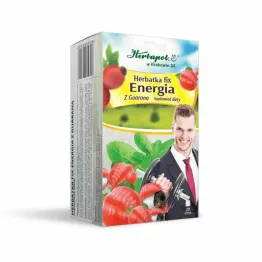 Herbatka ENERGIA z Guaraną FIX 60 g (20x 3 g) - Herbapol Kraków