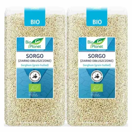 2 x Sorgo Ziarno Obłuszczone Bio 500 G - Bio Planet