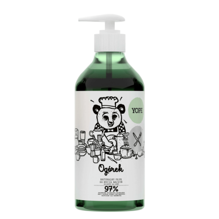 Płyn do Mycia Naczyń Naturalny Ogórek 750 ml - Yope